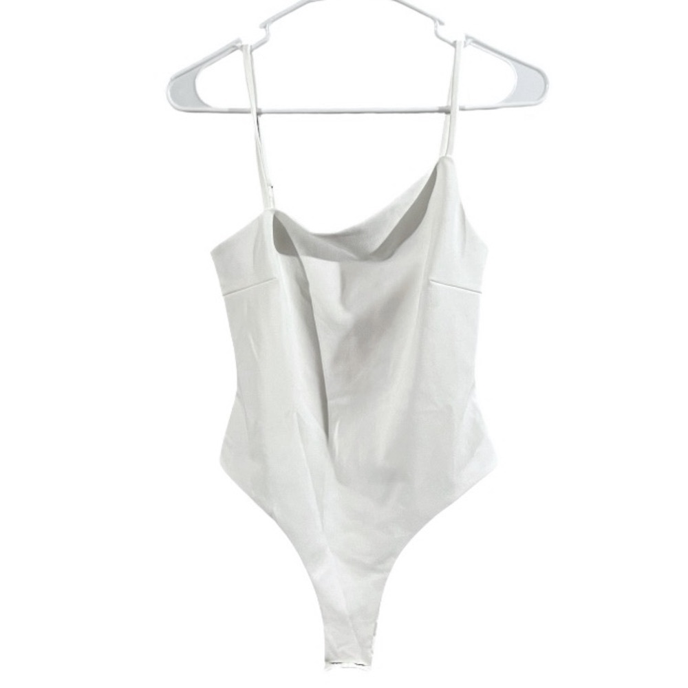 NWT Meshki Rosie Asymmetrical Bodysuit Size M